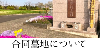 合同墓地について
